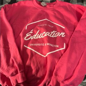 University of Moncton education crewneck
